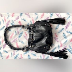 Thrifted little black bag